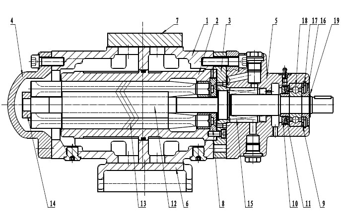 三螺(luo)杆泵結構圖